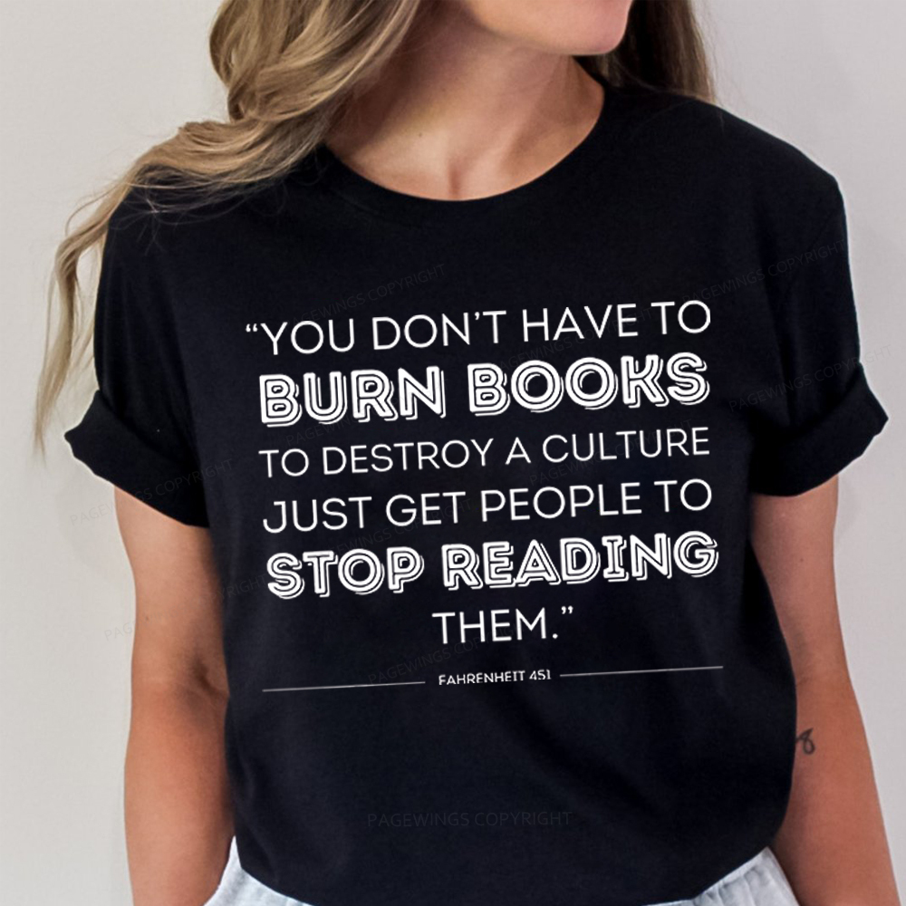 Pagewings Dystopian Book Shirt Classic Literature Gift Unisex Classic T-shirt