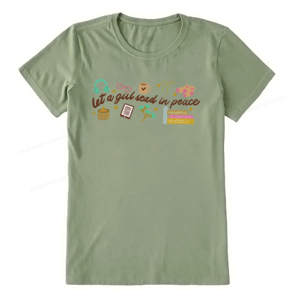 Pagewings Let a Girl Read in Peace Unisex Classic T-shirt