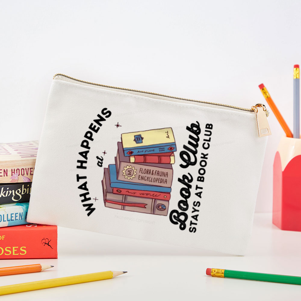 Pagewings Stays At Book Club Book Pouch