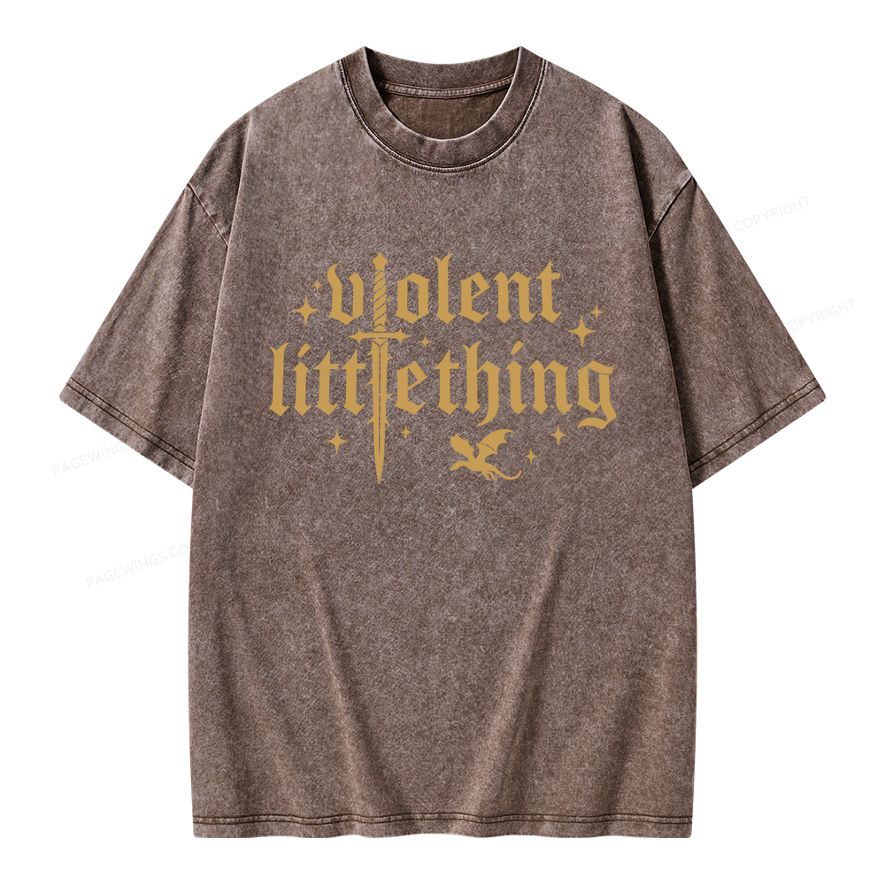 Pagewings Fantasy Reader Unisex Washed T-shirt