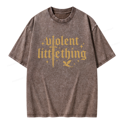 Pagewings Fantasy Reader Unisex Washed T-shirt