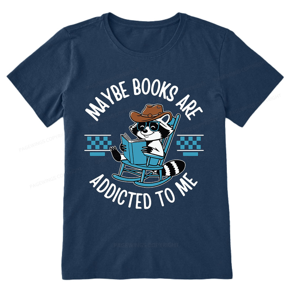 Pagewing Books Are Addicted To Me Unisex Classic T-shirt