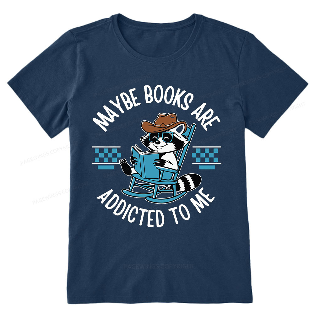 Pagewing Books Are Addicted To Me Unisex Classic T-shirt