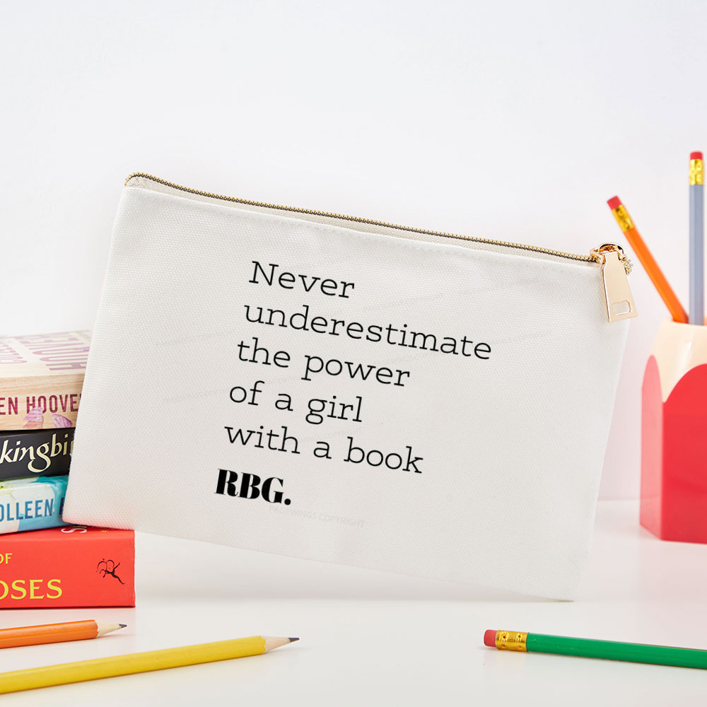 Pagewings Never Underestimate The Power Of a Girl With a Book Pouch