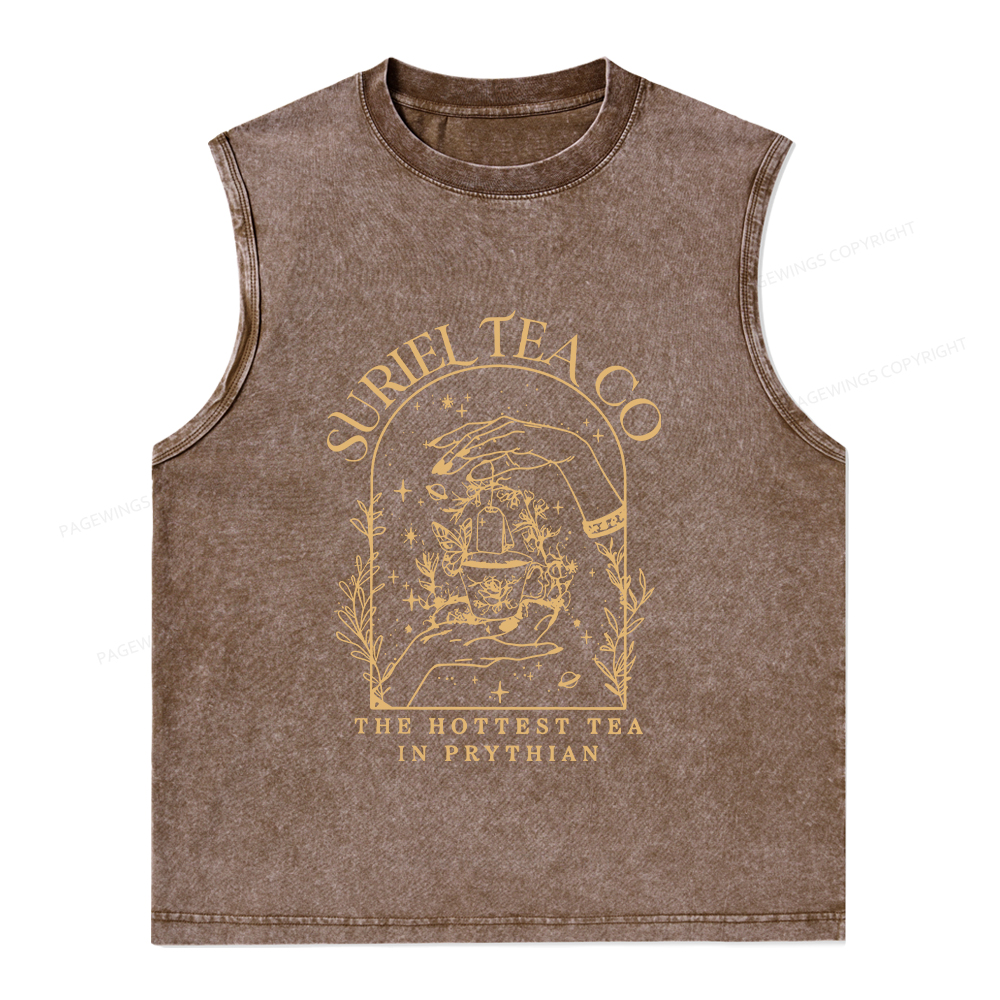 Pagewings A Court Of Thorns And Roses Unisex Washed Tank Top