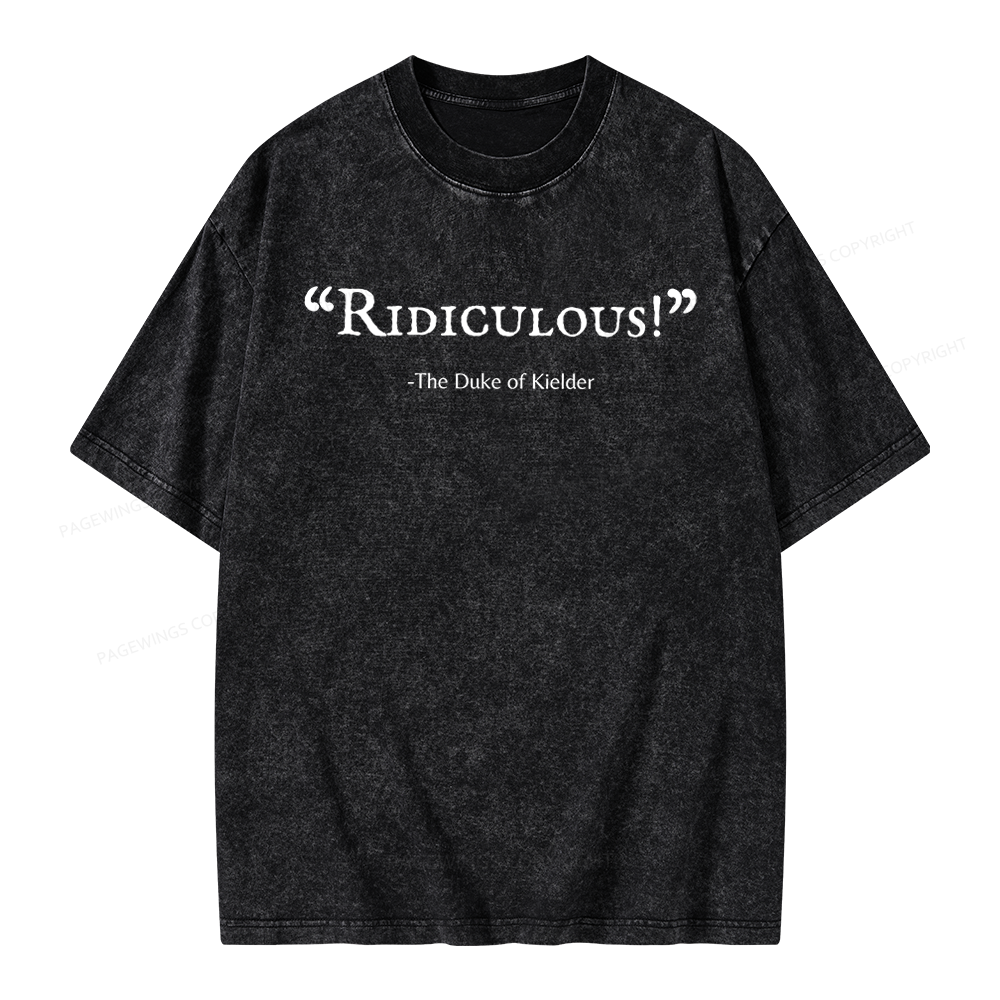 Pagewings Ridiculous Unisex Washed T-shirt