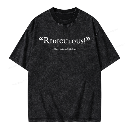 Pagewings Ridiculous Unisex Washed T-shirt