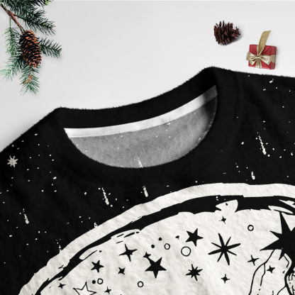 Pagewings Book Dragon Unisex Ugly Light Knit Sweatshirt