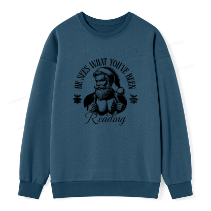 Pagewings He Sees What You've Been Reading Unisex Classic Sweatshirt