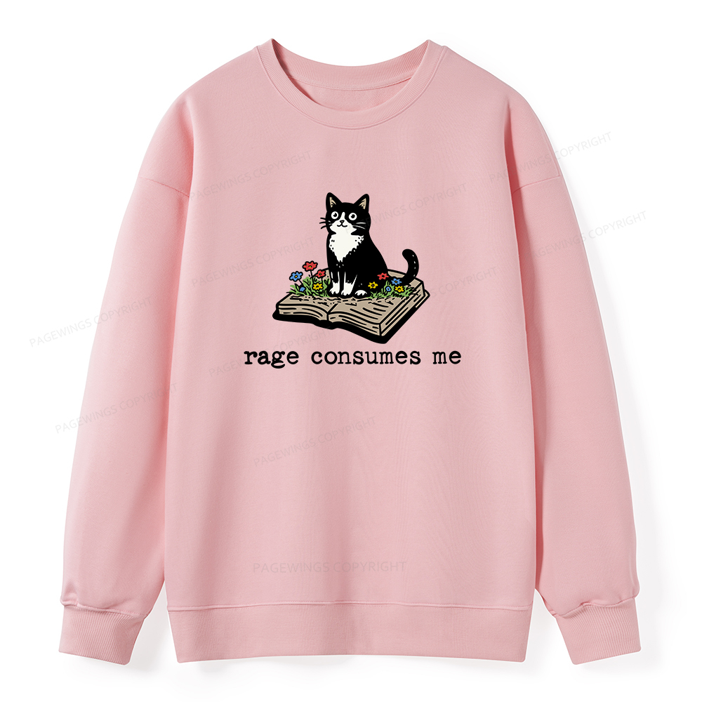 Pagewings Rage Consumes Me Unisex Classic Sweatshirt