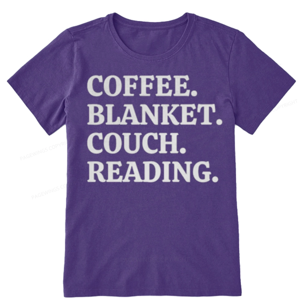 Pagewings Coffee Blanket Couch Reading Unisex Classic T-shirt