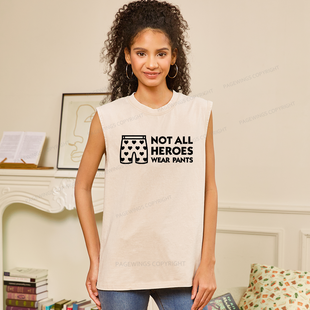 Pagewings Sci-Fi Book Lover Unisex Washed Tank Top