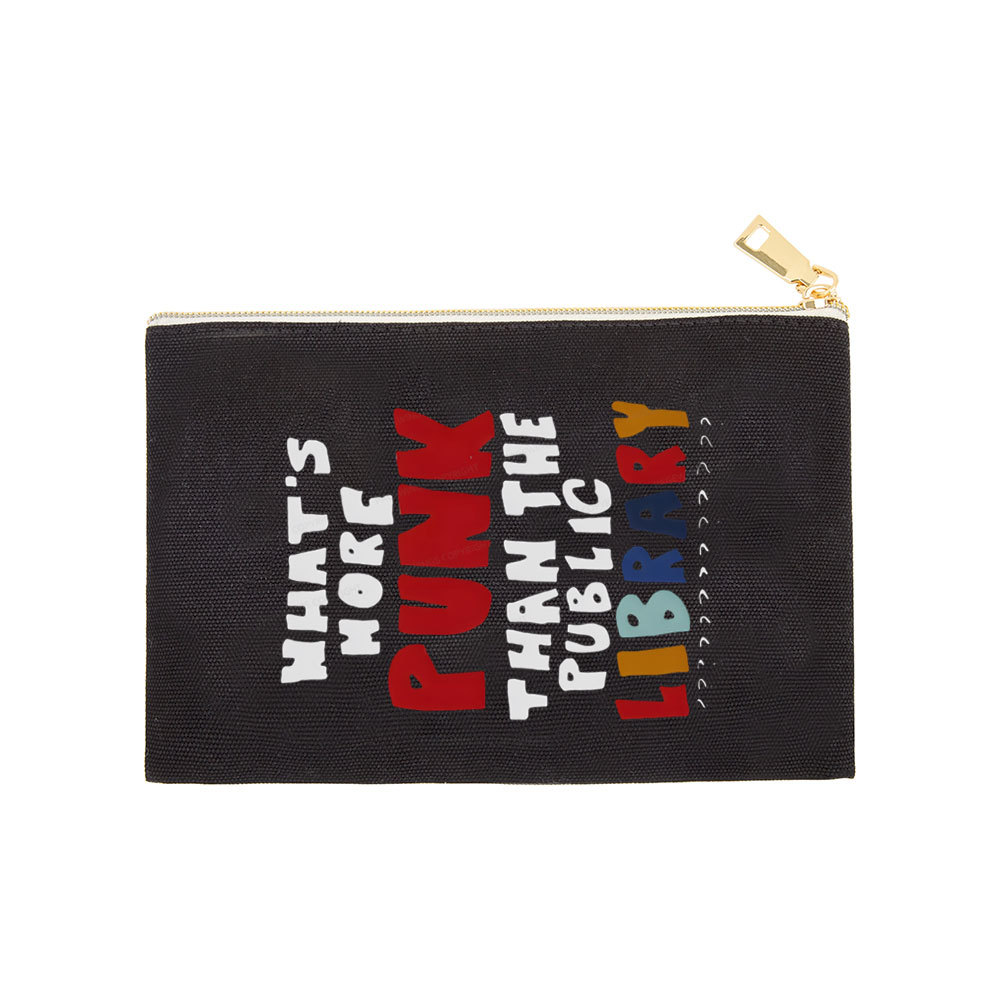 Pagewings What's More Punk Than The Public Library Pouch