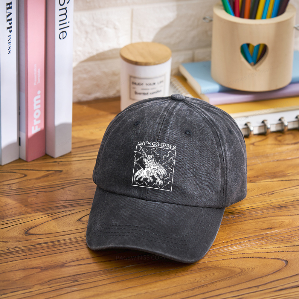 Pagewing Let's Go Girls Washed Cap