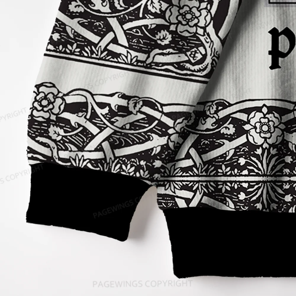Pagewings Defend Your Local Public Library Unisex Ugly Knit Sweatshirt