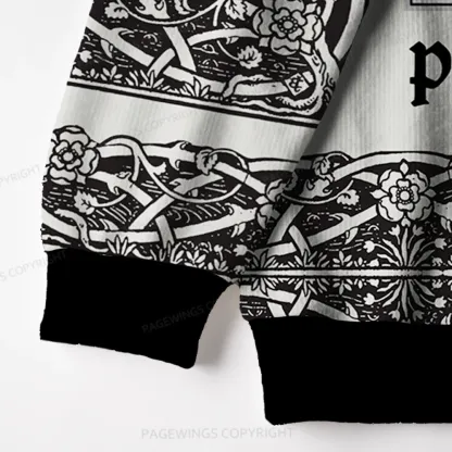 Pagewings Defend Your Local Public Library Unisex Ugly Knit Sweatshirt