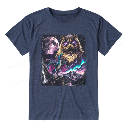 Pagewings Sci Fi Books Lover Unisex Heather T-Shirt