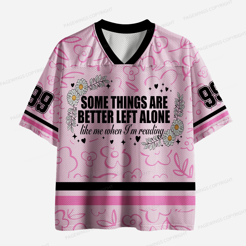 Pagewings Like Me When I’m Reading Unisex Mesh Jersey
