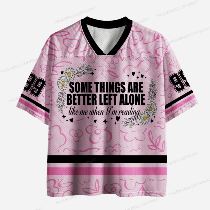 Pagewings Like Me When I’m Reading Unisex Mesh Jersey