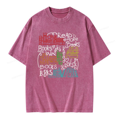 Pagewings Reading Week Shirt For Teachers & Read America Unisex Washed T-shirt