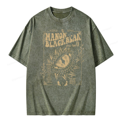 Pagewing  ACOTAR Crescent City Rhysand Unisex Washed T-shirt