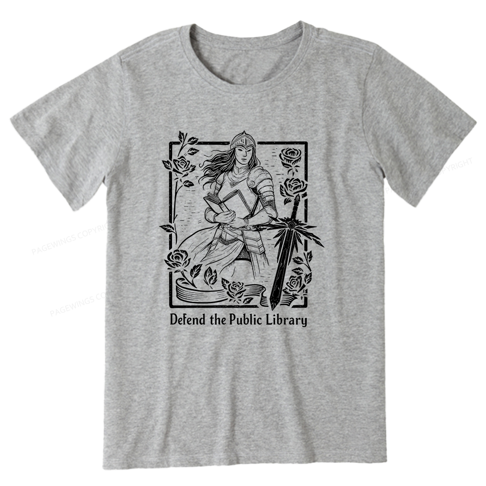 Pagewings Defend The Public Library Unisex Classic T-shirt