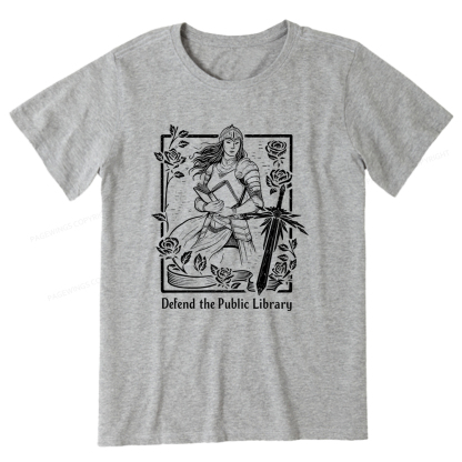 Pagewings Defend The Public Library Unisex Classic T-shirt