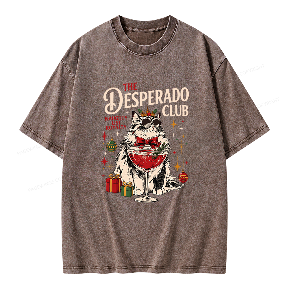 Pagewings The Desperado Club Unisex Washed T-shirt