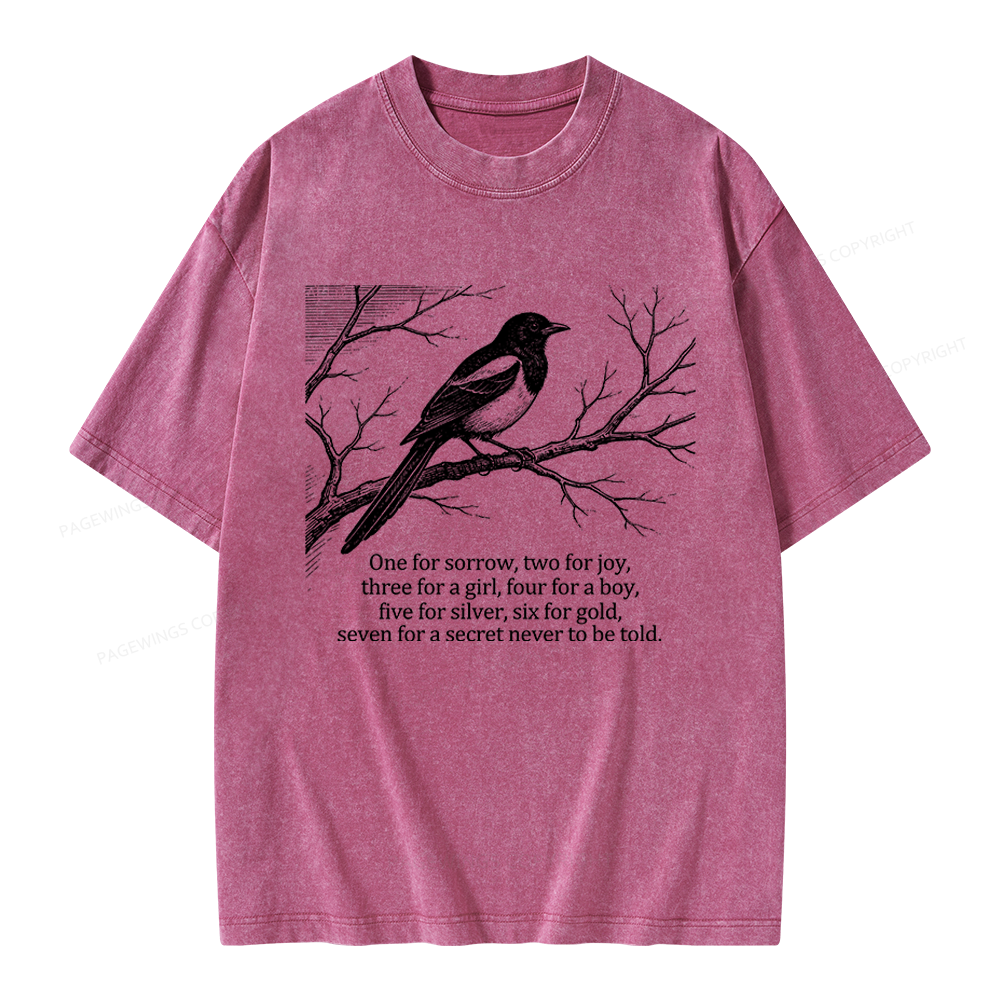 Pagewings Whodunnit Lover Unisex Washed T-shirt