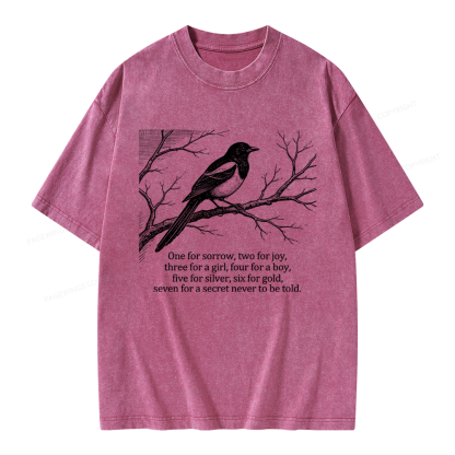 Pagewings Whodunnit Lover Unisex Washed T-shirt