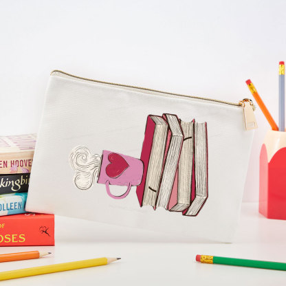 Pagewing Valentine's Day Gift for the Book Lover Pouch