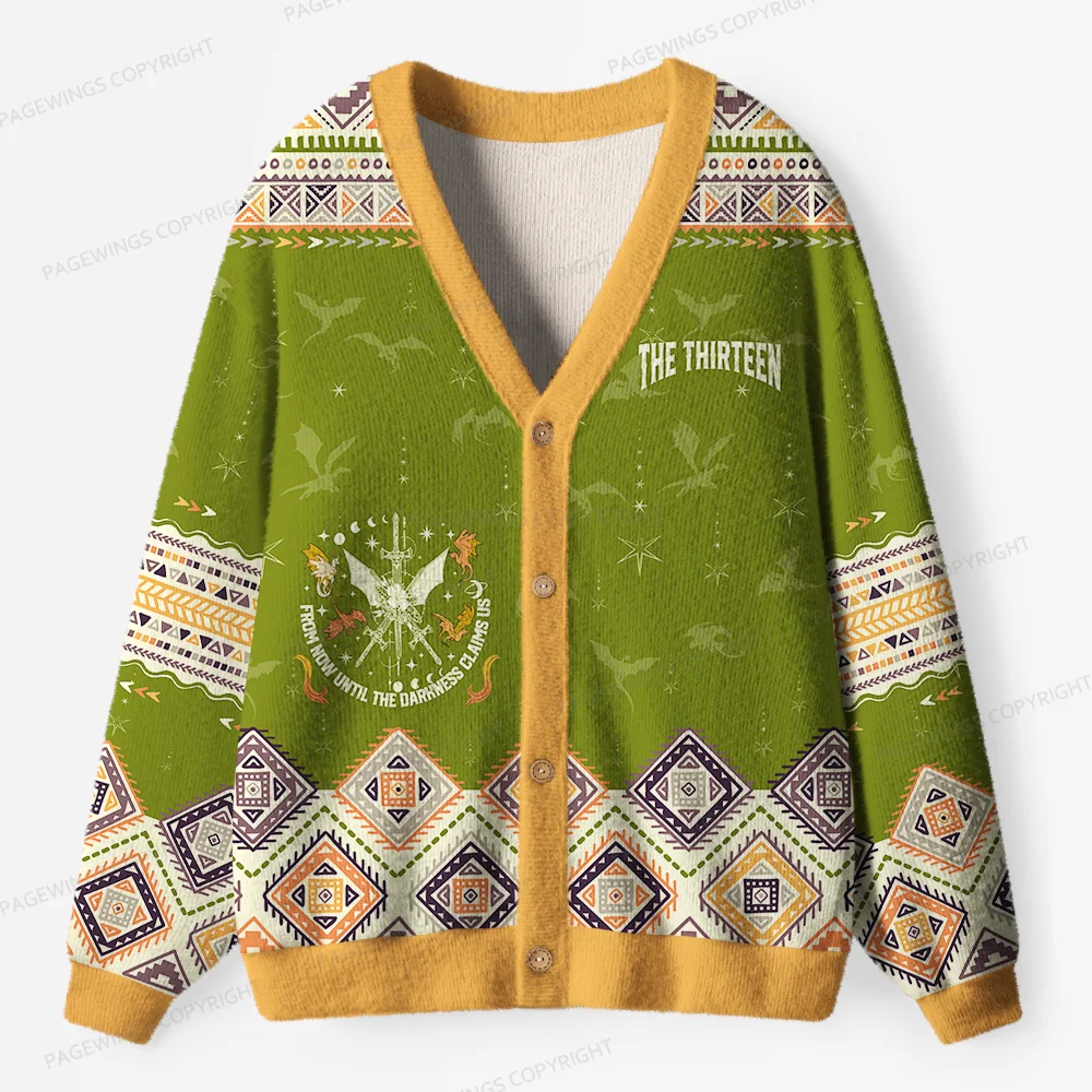 Pagewings The Thirteen Unisex Ugly Cardigan Sweaters
