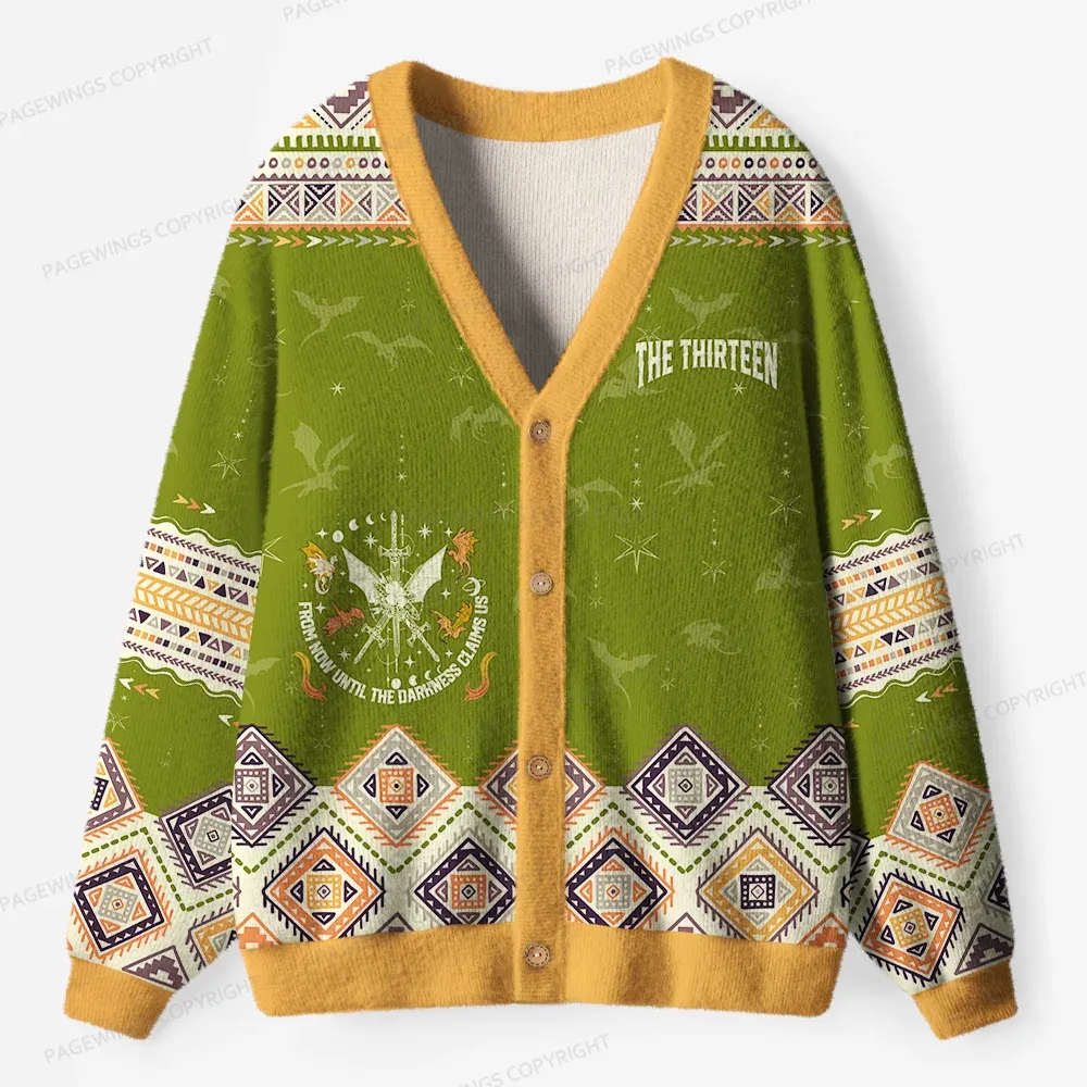 Pagewings The Thirteen Unisex Ugly Cardigan Sweaters