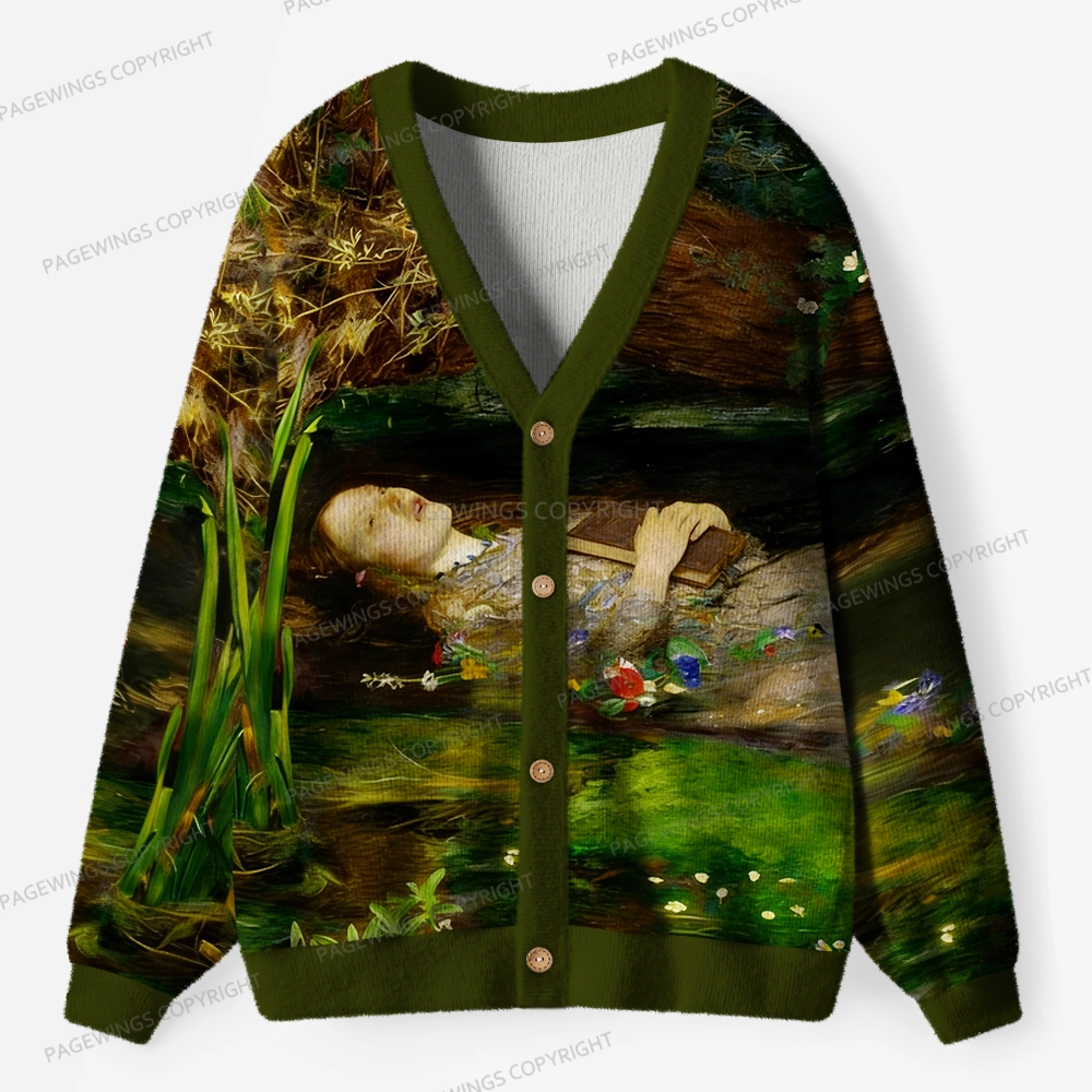 Pagewings Literature Unisex Ugly Cardigan Sweaters