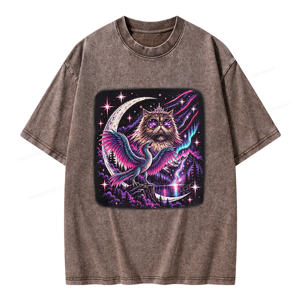 Pagewings Sci Fi Book Lover Unisex Washed T-shirt