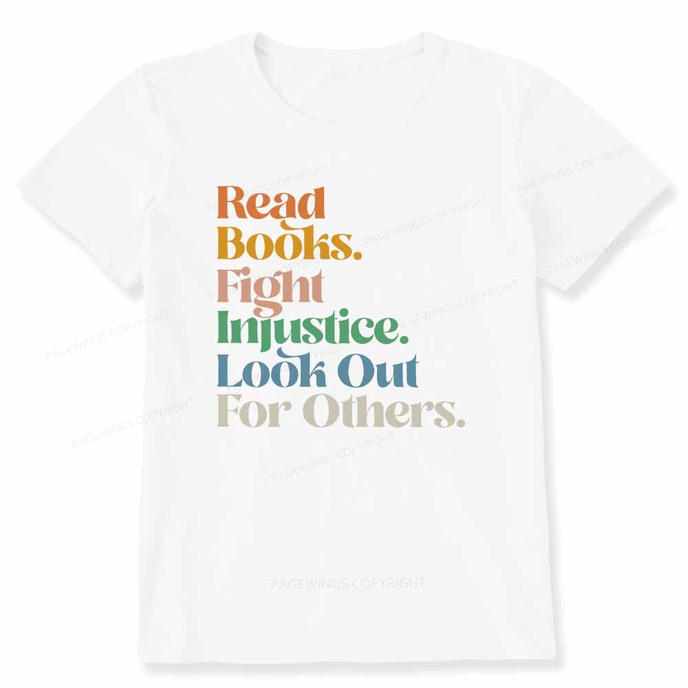 Pagewings Read Banned Books Social Justice Shirt Unisex Classic T-shirt