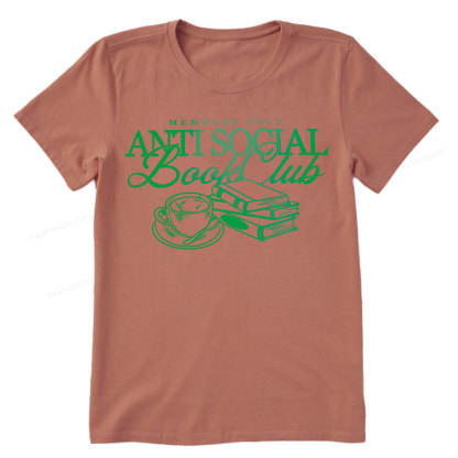 Pagewings Anti Social Book Club Unisex Classic T-shirt