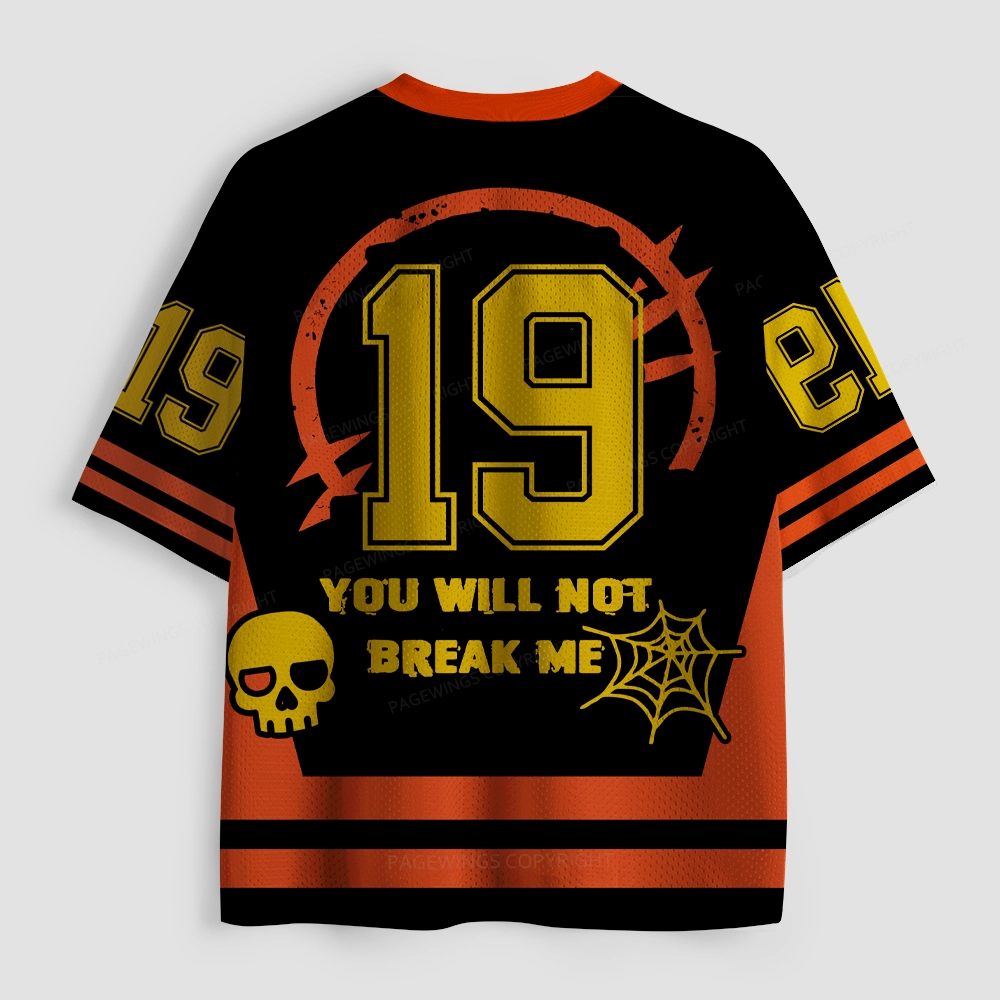 Pagewings  You Will Not Break Me Unisex Mesh Jersey