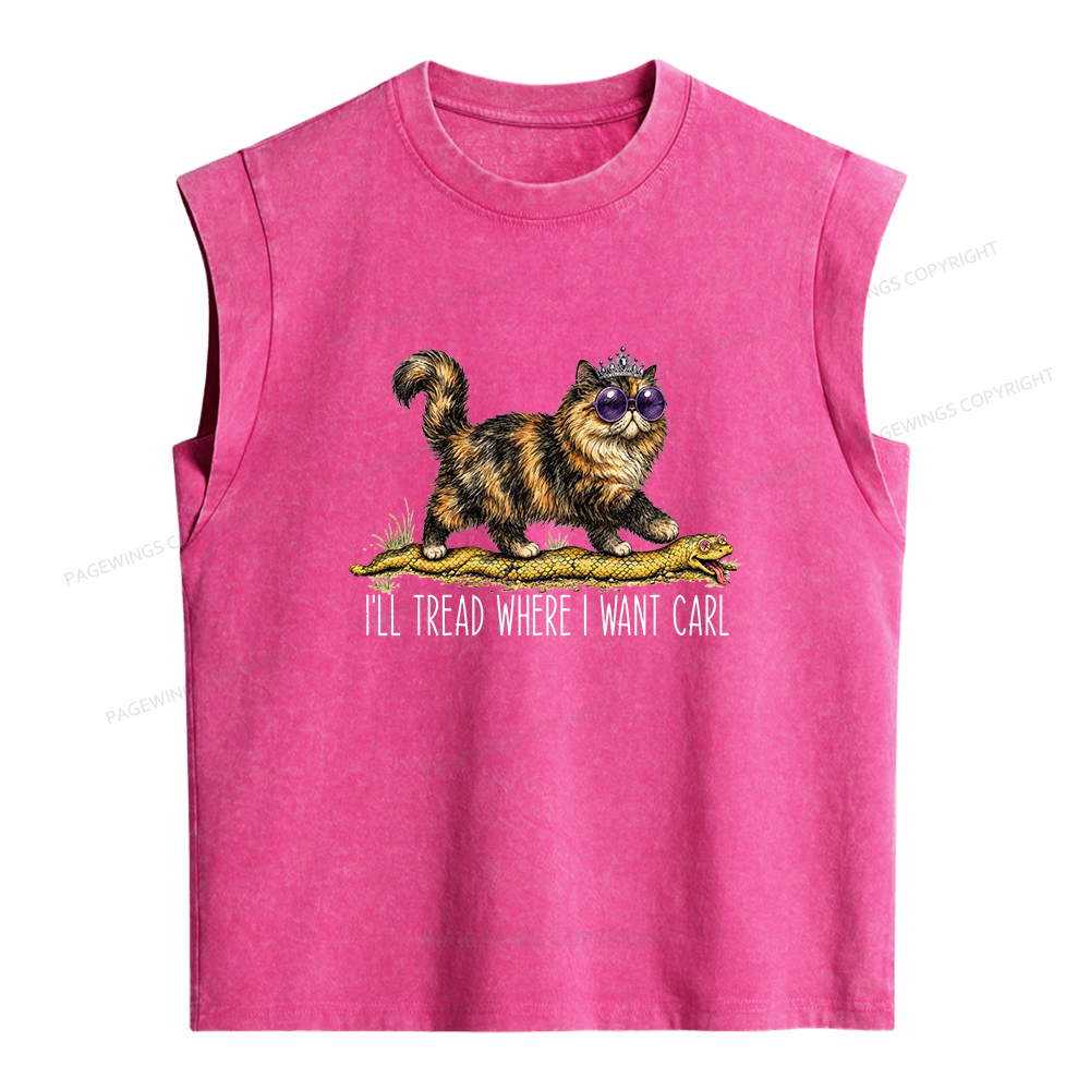 Pagewings Sci-Fi Reading Women's Washed Tank Top