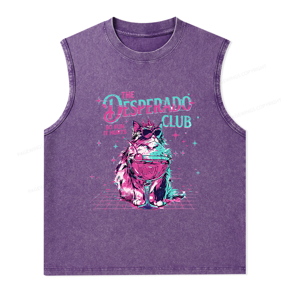 Pagewings Sci Fi Fan Unisex Washed Tank Top