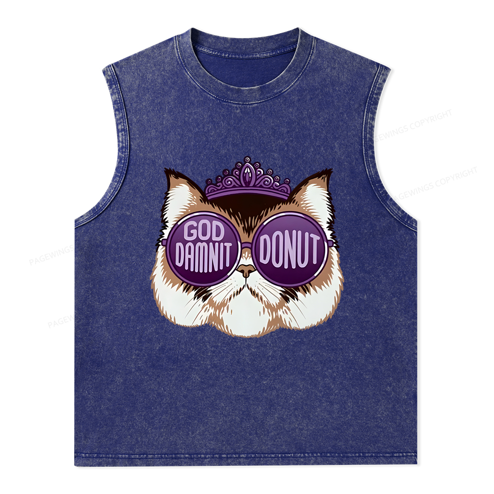 Pagewings Sci-Fi Book Lover Unisex Washed Tank Top