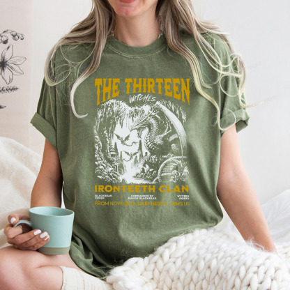 Pagewings The Thirteen Unisex Washed T-shirt