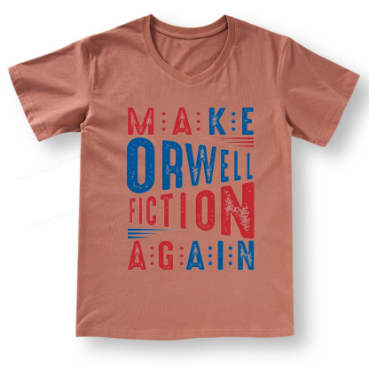 Pagewings 1984 Book V-neck T-shirt