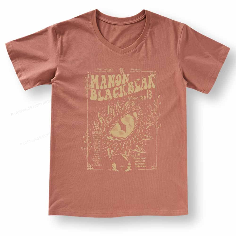 Pagewings ACOTAR Crescent City Rhysand V-neck T-shirt