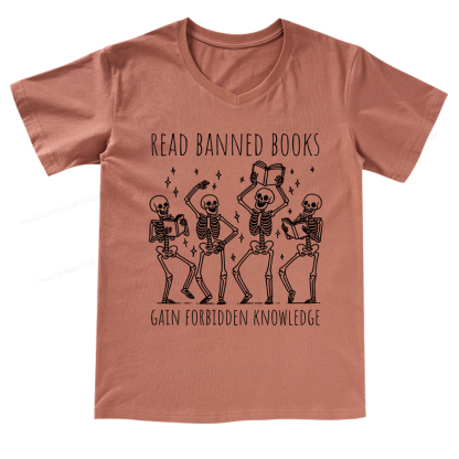 Pagewings Reading Books Tee Book Lover V-neck T-shirt
