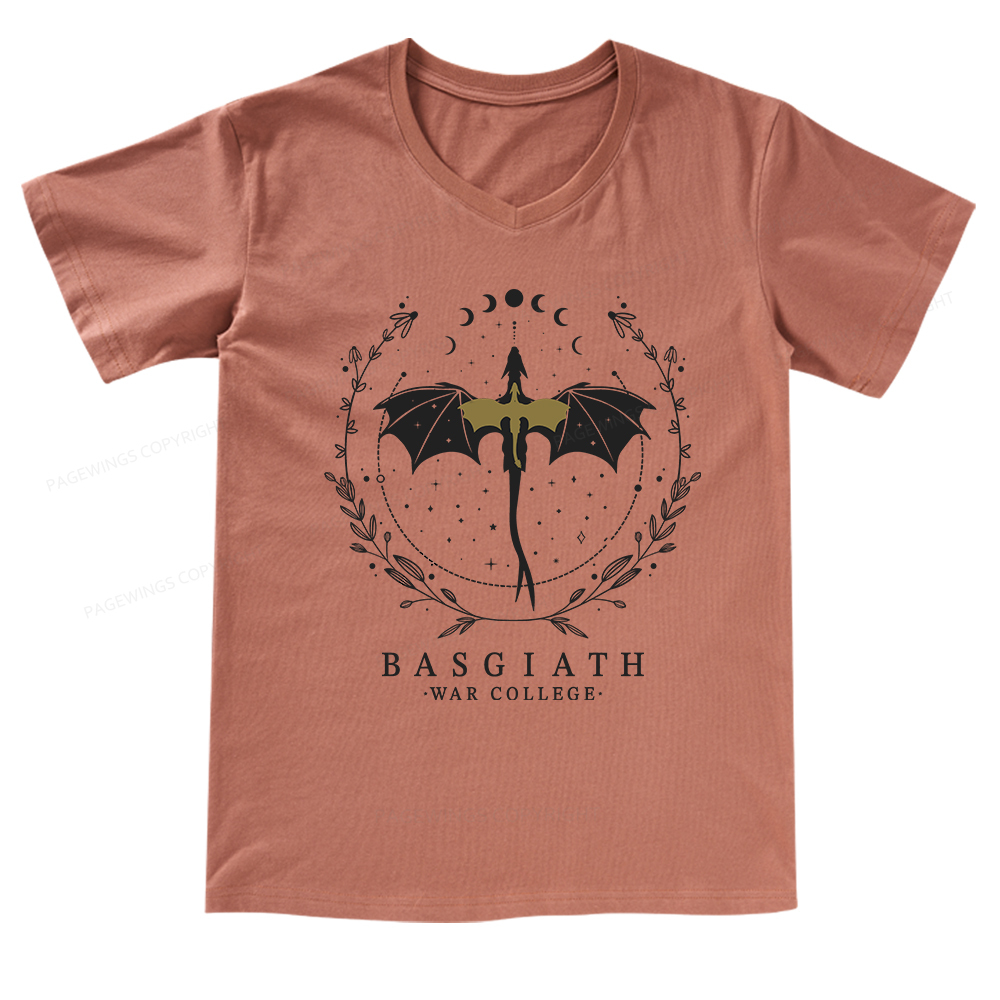 Pagewings Basgiath War College V-neck T-shirt