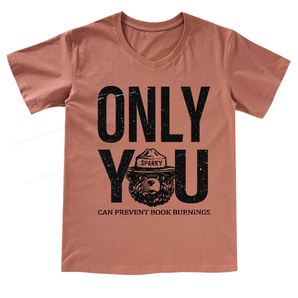 Pagewings Only You V-neck T-shirt