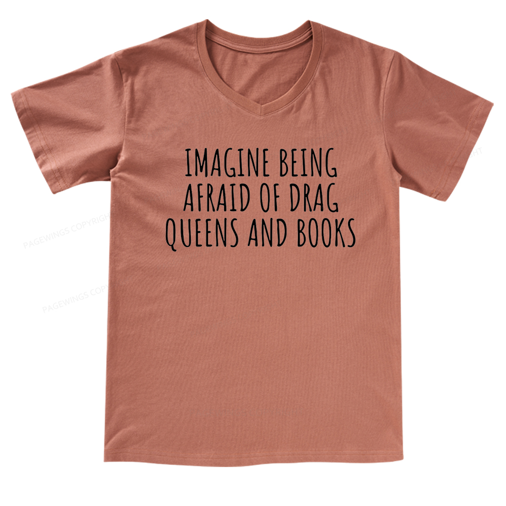 Pagewings Funny Liberal Shirt V-neck T-shirt