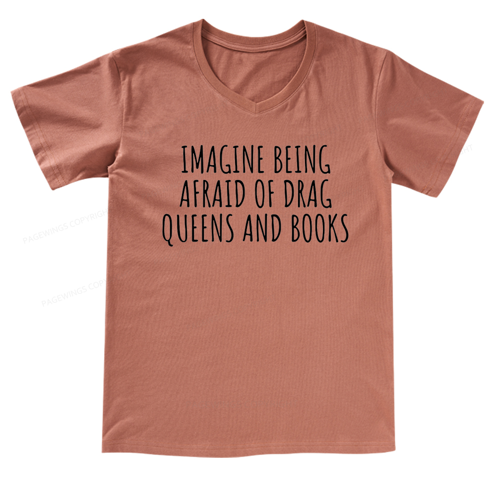 Pagewings Funny Liberal Shirt V-neck T-shirt