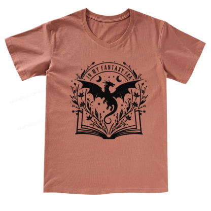 Pagewings Fantasy Era Unisex Tee V-neck T-shirt